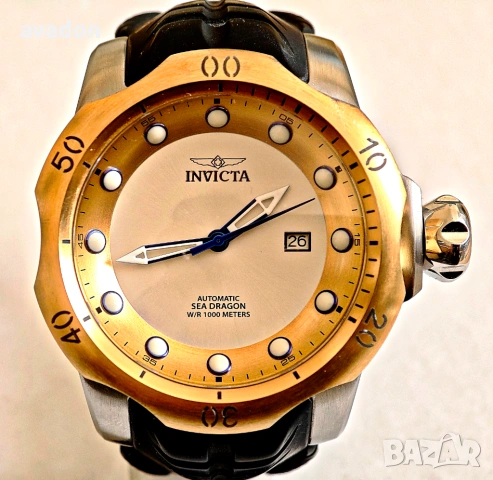 INVIKTA SEA DRAGON Automatic 24 jewels by Seiko wr 1000m