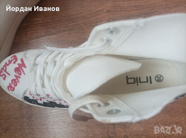 Рисувани кецове , снимка 2 - Кецове - 53690653