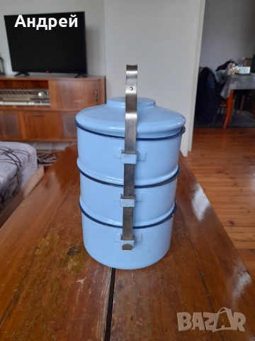 Стари емайлирани съдове за храна #6, снимка 2 - Други ценни предмети - 52123081