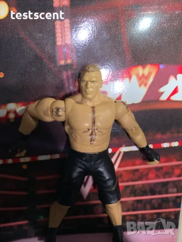 Екшън фигура WWE Brock Lesnar Брок Леснар Mattel Action играчка WWE MMA UFC, снимка 7 - Колекции - 49149543