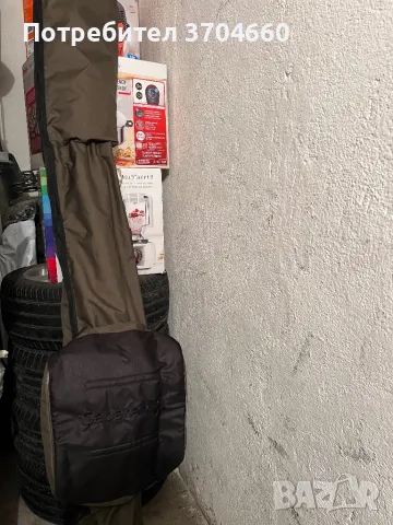 Комплект 3 пръчки 1 макара и калъф с три отделения, снимка 5 - Въдици - 49643046