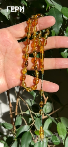 Броеница балтийски кехлибар 