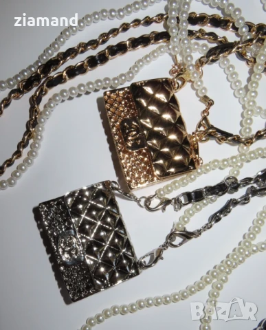 Малка чантичка аксесоар сребриста, снимка 5 - Други - 51034212