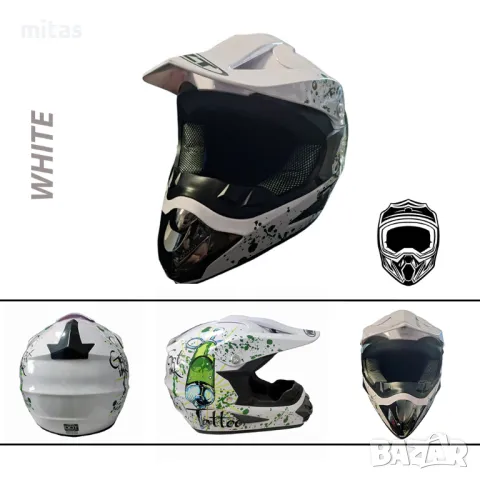 Детска кросова каска SPARK, Full Face, DOT, Размери: XXS; XS; S; M;, снимка 4 - Аксесоари за велосипеди - 46391545