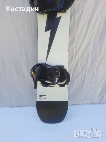 Сноуборд 158см. BURTON CUSTOM EXPERIENCE WIDE  CAMBER с автомати, снимка 3 - Зимни спортове - 52567272