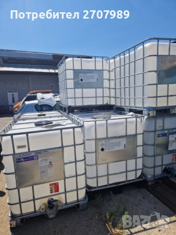 ПРОДАВАМ БИДОНИ 1000 ЛИТРА