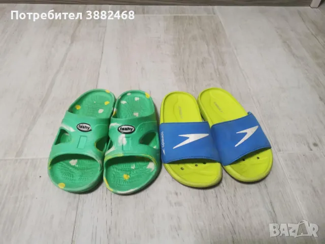 28 номер джапанки от Германия Speedo и Fashy - лот 20 лв, снимка 2 - Детски джапанки - 50279566