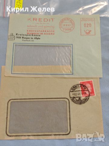 Два стари пощенски пликове с марки и печати Германия за КОЛЕКЦИЯ ДЕКОРАЦИЯ 45749, снимка 1 - Филателия - 46415402