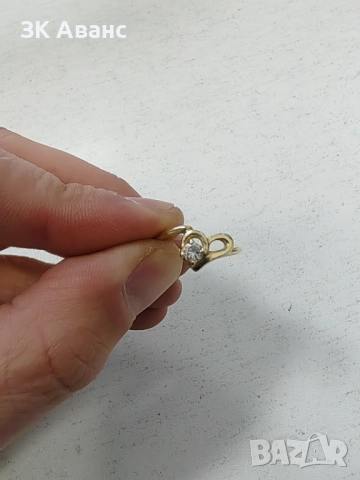 дамски златен пръстен- 1,7гр(585), снимка 5 - Пръстени - 52823538