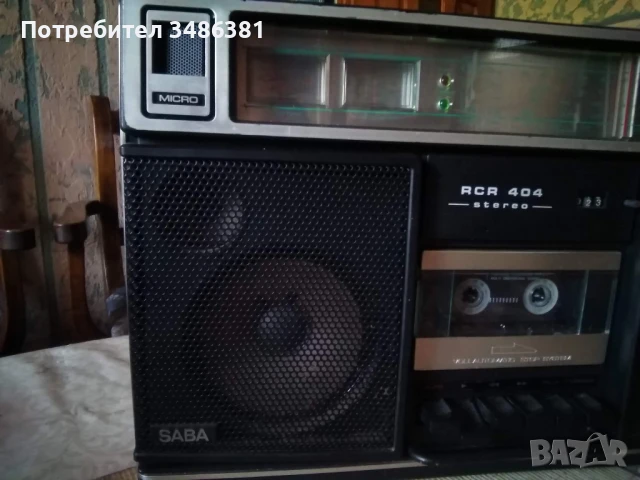 SABA RCR404, снимка 3 - Радиокасетофони, транзистори - 51075432