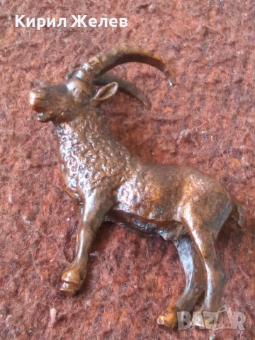 Бронзова фигурка на овен 44680, снимка 5 - Колекции - 54171101