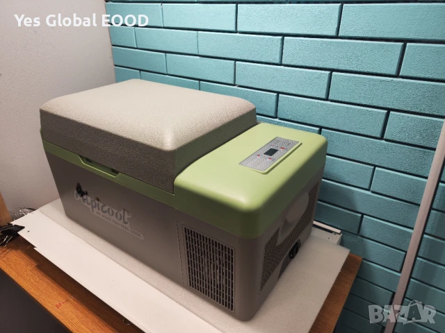 Alpicool Y20T 20L мини хладилник – охлажда до -20°C, 12V преносим, снимка 2 - Хладилници - 51341418