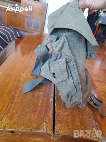 Стара торба от противогаз, снимка 3 - Антикварни и старинни предмети - 52323494