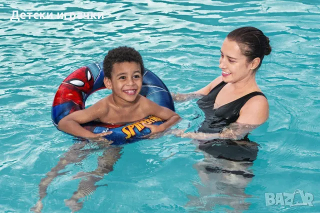 Детски надуваем пояс Bestway Спайдърмен, 56 см, PVC, за деца 3-6 г, снимка 7 - Надуваеми играчки - 49971103