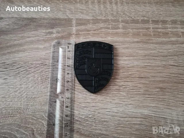 Черна Емблема лого Porsche, снимка 6 - Аксесоари и консумативи - 50066183