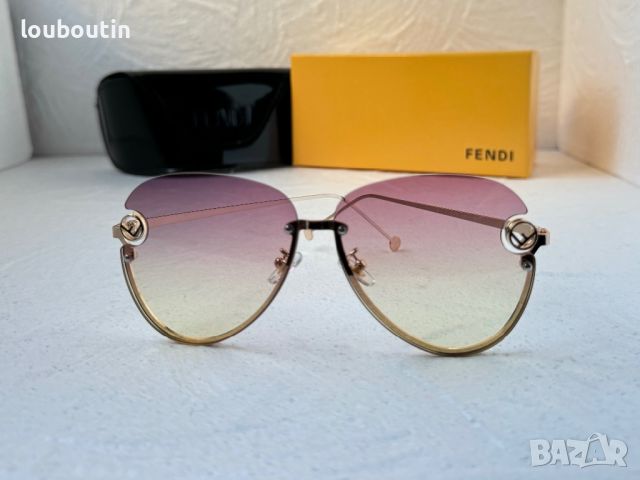 Fendi 2020 дамски слънчеви очила с лого, снимка 1 - Слънчеви и диоптрични очила - 45255892