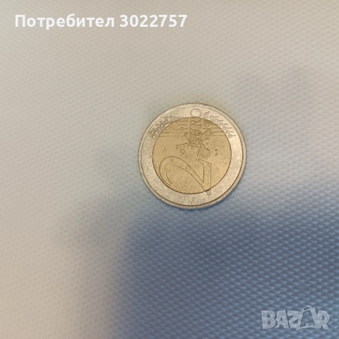 Колекционерска монета 2 евро, 2000 г. Франция, снимка 5 - Колекции - 51766517