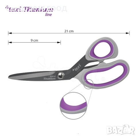 Ножица 8' Texi Ti814 Titanuim , снимка 3 - Други инструменти - 51741505