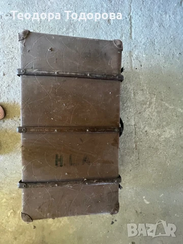 Голям ретро куфар, снимка 2 - Други ценни предмети - 51164553