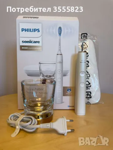 Електрическа четка за зъби SMART PHILIPS SONICARE DiamondClean 9000 HX9911/94, снимка 4 - Друга електроника - 47421709