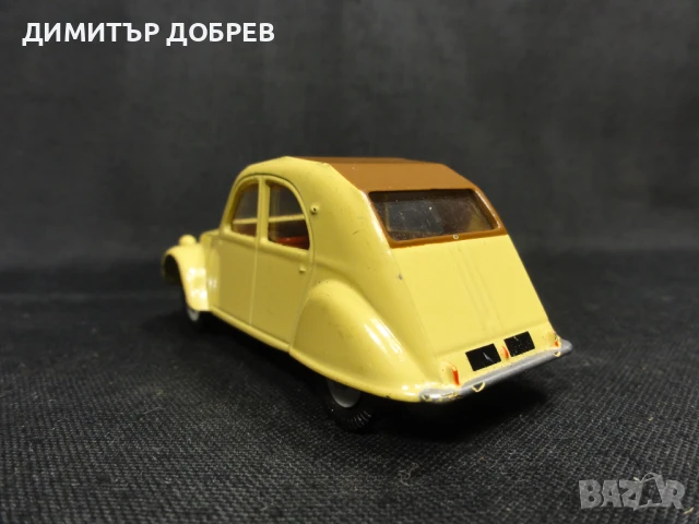 1/43 DINKY ATLAS CHINA CITROEN 2CV МЕТАЛНА КОЛИЧКА, снимка 3 - Колекции - 51008874