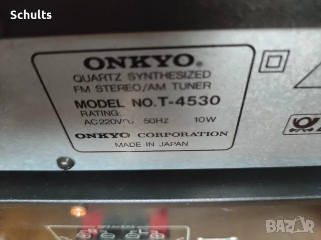 Onkyo t 4530.  Японски тунер, снимка 2 - Ресийвъри, усилватели, смесителни пултове - 47964159