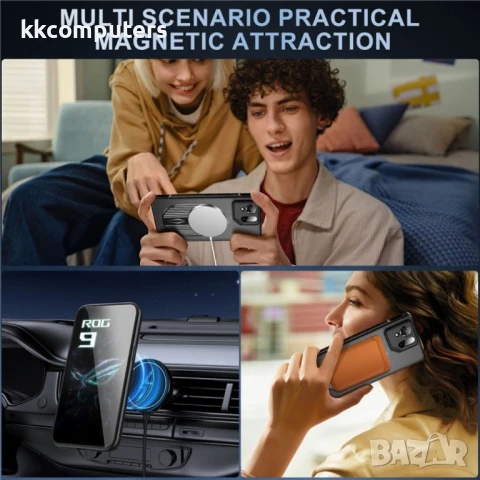 Asus ROG Phone 9 / 9 Pro 5G Калъф с Алуминиева Стойка, Ароматерапия и Графеново Отвеждане на Топлина, снимка 5 - Калъфи, кейсове - 50766691