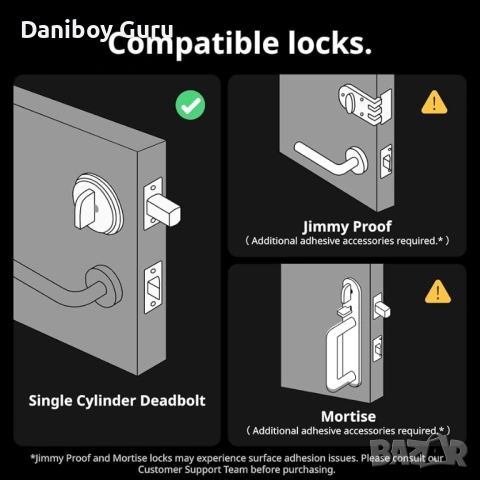 ПРОМОЦИЯ! SwitchBot Lock Pro - Вашият умен ключ към Удобството и Сигурността на Вашия Дом!, снимка 6 - Друга електроника - 53131546