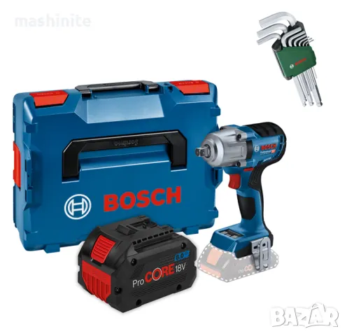 Акумулаторен ударен гайковерт GDS 18V-450 PC L-boxx 1xProCORE 8.0Ah Bosch, снимка 1 - Винтоверти - 46582107