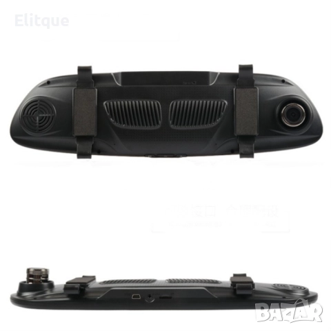 Видеорегистратор-огледало с камера за задно виждане К555 – AC84, снимка 4 - Друга електроника - 52814019