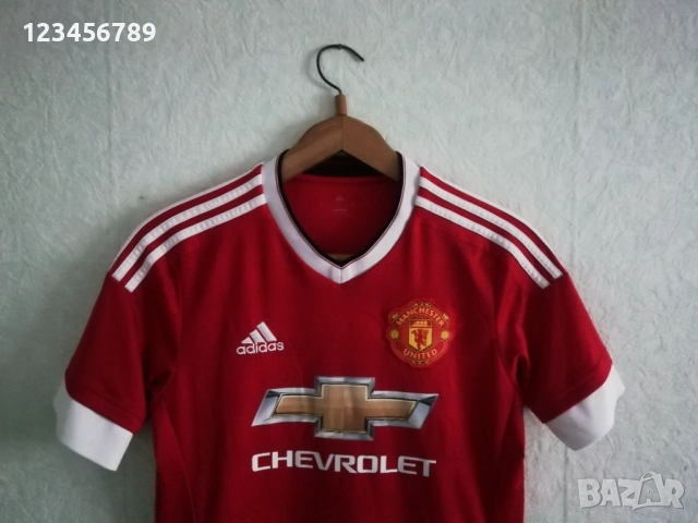 Manchester United Rooney Adidas оригинална тениска фланелка екип Рууни Манчестър Юнайтед , снимка 5 - Тениски - 53623191