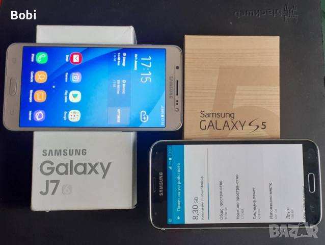 Samsung Galaxy S5 (SM-G900F) и Samsung Galaxy J7-2016 (SM-J710FN)