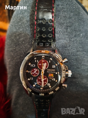 Seiko Sportura SNAE75P1 FC Barcelona – хронограф
