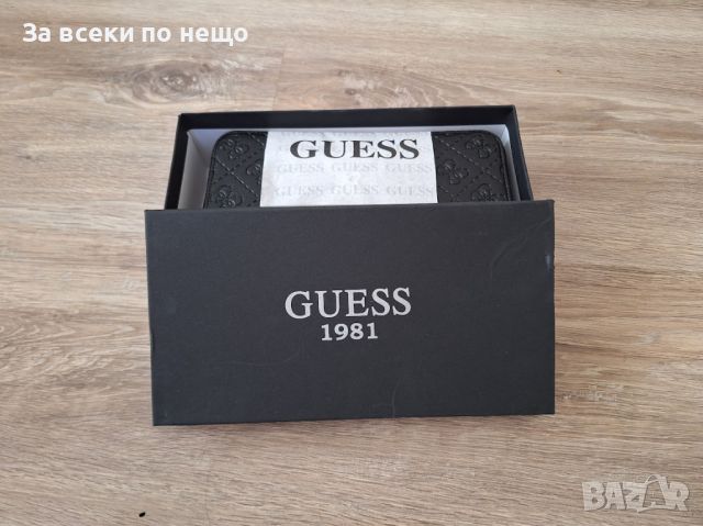 Черно портмоне с два ципа Guess, снимка 9 - Портфейли, портмонета - 45300586