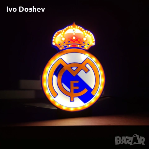 Фуболни лампи-Арсенал,Барселона,Реал Мадрид, Ман Юнайтед, снимка 2 - Футбол - 53481839