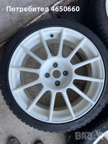 17 цолови алуминиеви за Фиат Абарт , снимка 4 - Гуми и джанти - 52454707