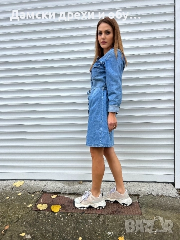 Дънкова рокля ONLY , снимка 7 - Рокли - 52371342