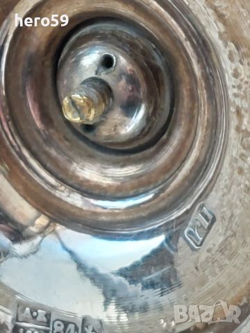 Колекционна сребърна 84 руска чаша 1862 год. с еврейски мотиви.сребро 84, снимка 6 - Антикварни и старинни предмети - 46276725
