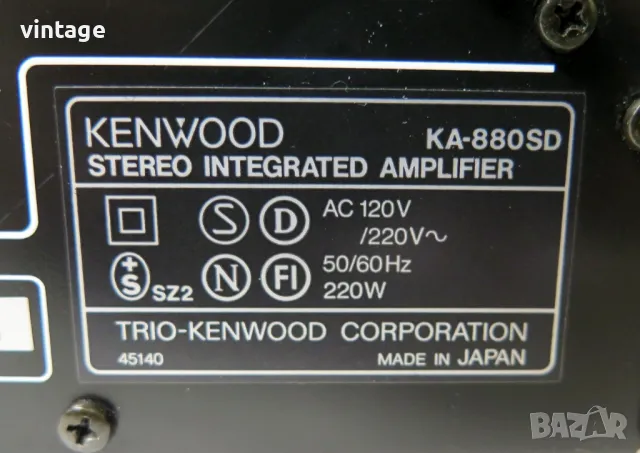 Kenwood KA-880SD, снимка 10 - Ресийвъри, усилватели, смесителни пултове - 50099402