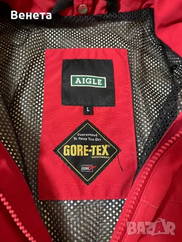 Мъжко яке ветровка AIGLE GORE-TEX.Размер L, снимка 5 - Якета - 49301207