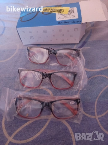 Очила за четене комплект 3 броя +3.00 НОВИ 