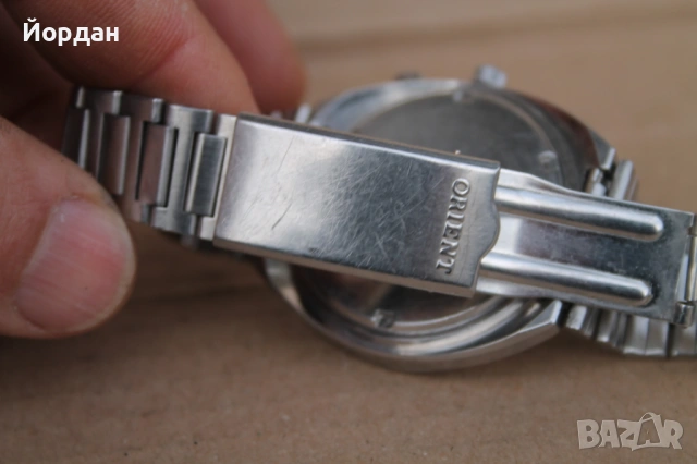 Мъжки Японски часовник ''Orient'' календар 27 камъка, снимка 9 - Мъжки - 54150070