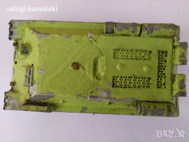 Стар метален макет на танк, снимка 4 - Антикварни и старинни предмети - 52964051