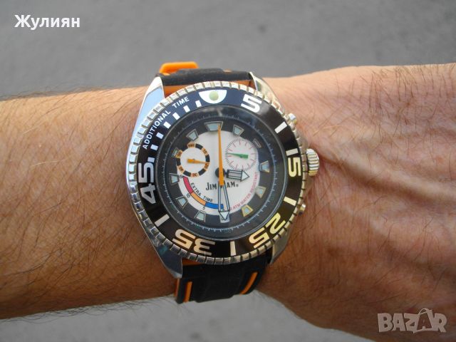 КОЛЕКЦИОНЕРСКИ ЧАСОВНИК JIM BEAM CHRONOGRAPH , снимка 11 - Антикварни и старинни предмети - 46405280