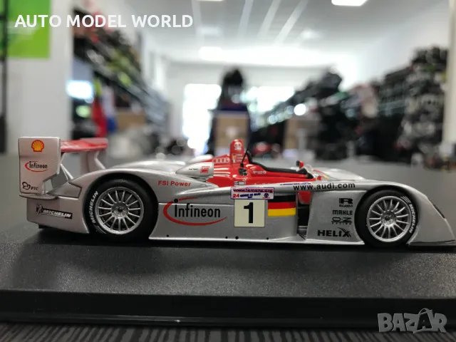 Колекционерски модел метална количка IXO MODELS AUDI R8 LE MANS WINNER, снимка 6 - Колекции - 47030573