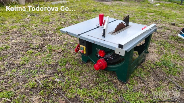 продавам мобилен настолен циркуляр PARKSIDE 1200W, снимка 6 - Триони и циркуляри - 53851388