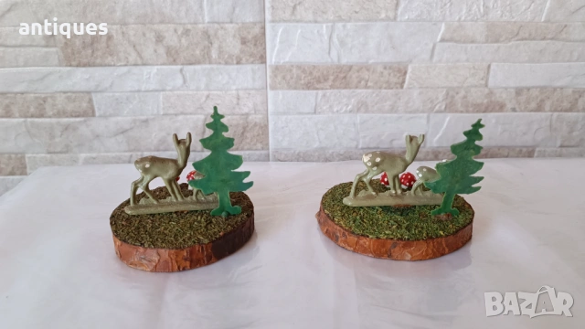 Стари играчки за декорация от соц-а - сърнички, снимка 6 - Антикварни и старинни предмети - 53029490