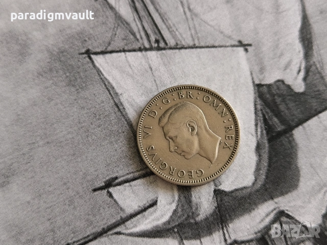 Монета - Великобритания - 1 шилинг | 1949г., снимка 2 - Нумизматика и бонистика - 54237384