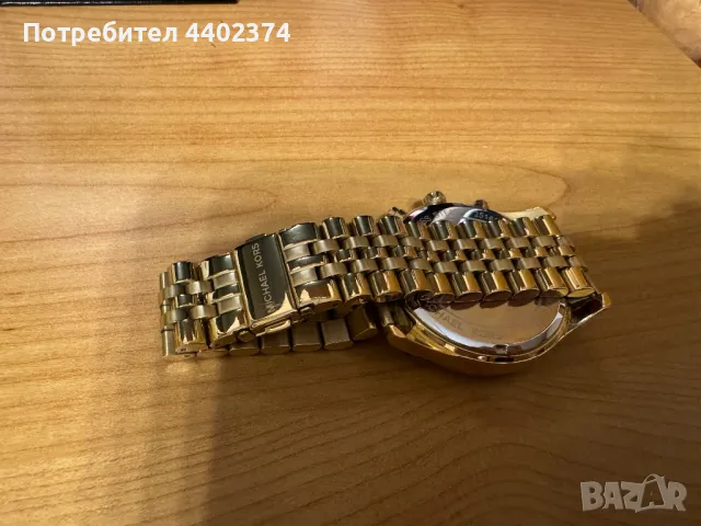 Часовник Michael Kors Lexington Gold-Tone Watch, снимка 3 - Мъжки - 49318938