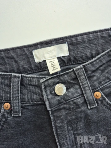 Дамски черни дънки H&M, снимка 3 - Дънки - 51316374